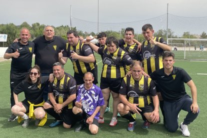 El CF Pardinyes inclusiu, a la Diada Enfutbola’t de la Catalana