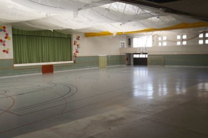 La pista poliesportiva del pavelló municipal. - A. TÉRMENS