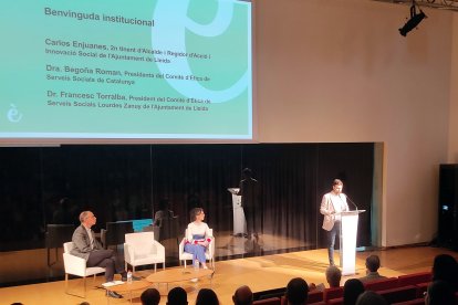 Imatge d'arxiu del II Comitè d’Ètica dels Serveis Socials Lourdes Zanuy, l'any passat, a la Llotja.