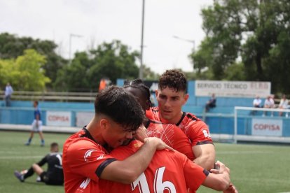 Un moment del partit