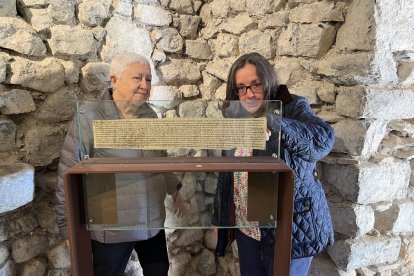 L’església de Cabó compta amb una reproducció del text. - ALBERT L. COBO/ACN