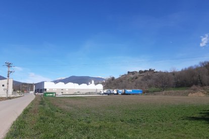 Imatge dels terrenys en els quals es construiran les noves naus industrials. - C.SANS