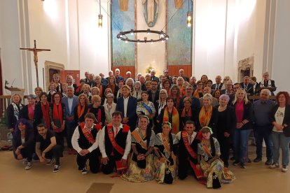 Fotografia de grup del primer acte del cicle ‘Segrià Corals’ diumenge a Alcarràs. - CONSELL COMARCAL DEL SEGRIÀ
