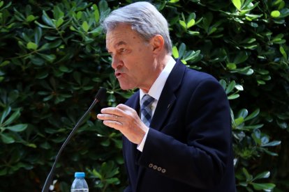 L'expresident Artur Mas en roda de premsa aquest dimecres