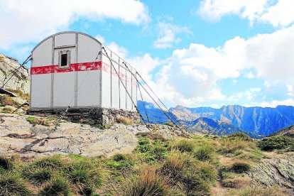 El refugi de Mont-roig Enric Pujol, a 2.287 metres d’altitud. - ACN