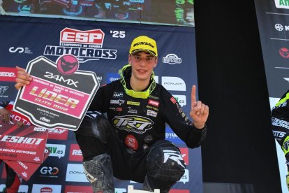 Adrià Monné mostra que és el nou líder de l’Estatal de MX 2.