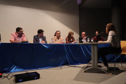 El ple de renúncia de Joan Bosch dimecres passat. - AMADO FORROLLA