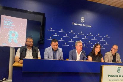 La presentació del Congrés, aquest matí a la Diputació