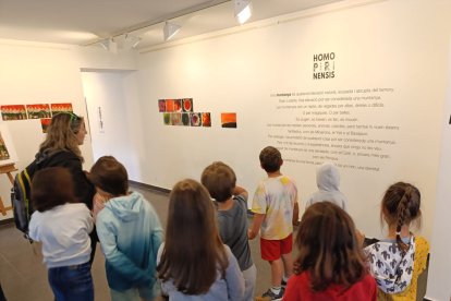 Alumnes de l’escola Rosa Campà han participat en l’exposició. - ESCOLA ROSA CAMPÀ