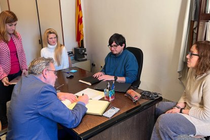 Joan Talarn, president de la Diputació, a Gósol el 2023. - DIPUTACIÓ