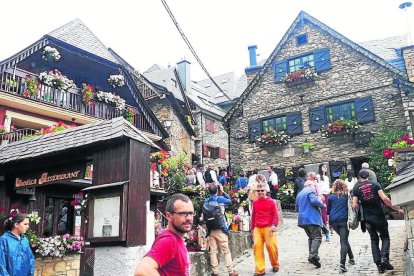 Bagergue, en Naut Aran, que se trape en grop de ‘los pueblos más bonitos’.
