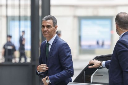Pedro Sánchez, arribant al Congrés en una imatge d’arxiu. - JUAN CARLOS HIDALGO/EFE