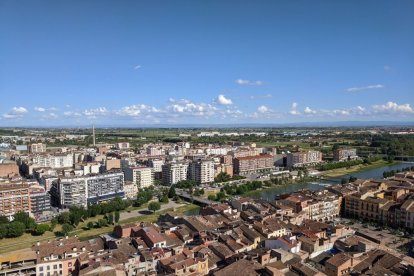 Vista de Balaguer des de l’església de Santa Maria. - PAERIA BALAGUER