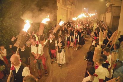 Uns 160 fallaires van participar aquesta setmana en la festa a la Pobla de Segur. - EDGAR ALDANA