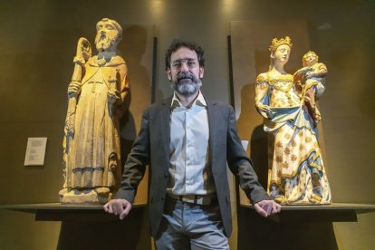 L’historiador de l’art Alberto Velasco, al Museu de Lleida.