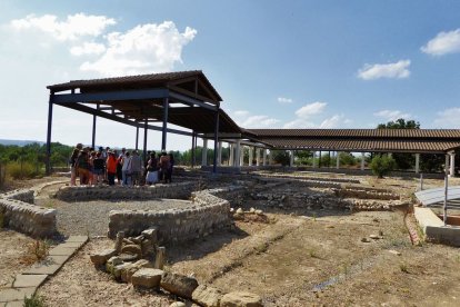 Imatge d’una visita a la vila romana del Romeral d’Albesa. - SEGRE