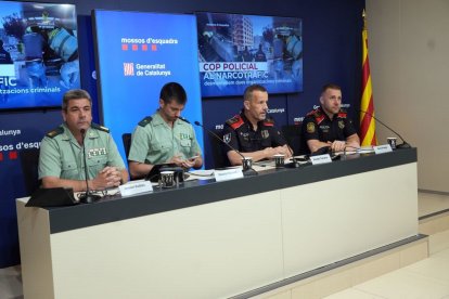 Els Mossos d’Esquadra i la Guàrdia Civil van fer ahir pública una investigació. - ACN