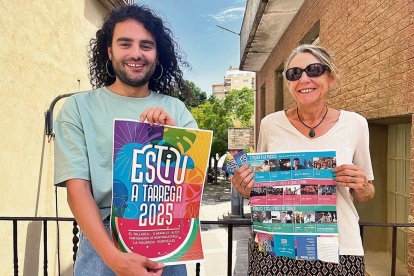 Presentació amb l’edil Miquel Nadal i la tècnica Teresa García. - AJUNTAMENT DE TÀRREGA