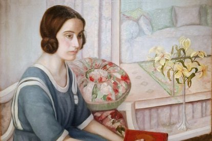 ‘La meditació’ va ser pintada en 1919 per Jaume Masip, originari de la Granadella.