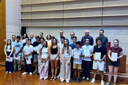 Els premis es van entregar al saló Víctor Siurana. - UDL