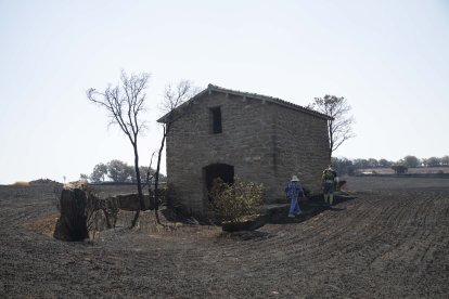 Incendio en Guardiola de Noguera