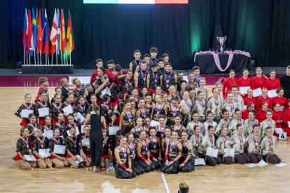 La competició es va tancar ahir a la tarda amb el lliurament de medalles i la cerimònia de cloenda. - GERARD HOYAS