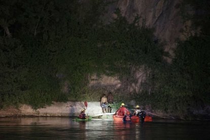 En el dispositiu de recerca, que va acabar ahir al matí, van participar 75 efectius dels Bombers i els Mossos. - MAGDALENA ALTISENT