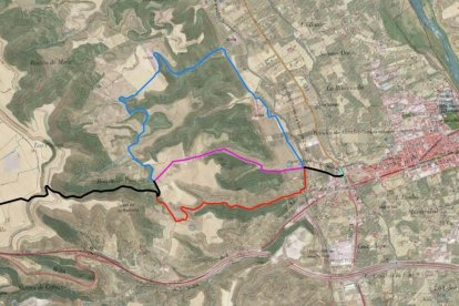 El pla mostra les alternatives que Redexis planteja per construir el gasoducte de biometà.