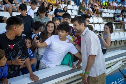 Piqué va ser en el partit. - GERARD HOYAS