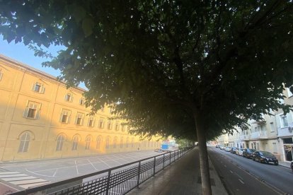 El tram del carrer que ERC demana que sigui refugi climàtic. - ERC LLEIDA