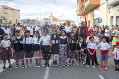 L’arribada de l’aigua de Sant Magí de l’any passat. - LAIA PEDRÓS