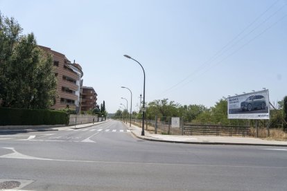 Vista de les parcel·les des del carrer Joc de la Bola. - PAU PASCUAL