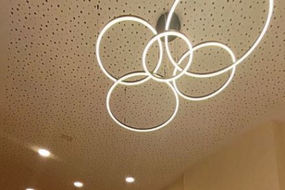 La nova sala reformada com a refugi climàtic de Castelldans. - A.C.