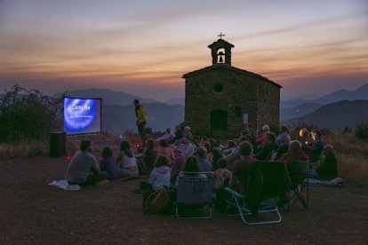 Activitat ‘starlight’ a l’ermita de Sant Salvador d’Irgo. - TIRMA CUSACHS