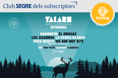 12 i 13 de setembre a Lo Quiosc, Talarn.