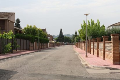 Una de les urbanitzacions on s’ha donat de baixa l’aigua de reg. - AMADO FORROLLA
