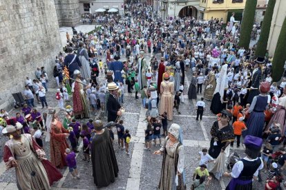 Alguns dels plats forts van ser la cercavila dels gegants i el concert de Figa Flawas. - A.L.S.U.