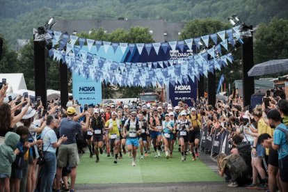 La sortida d’una de les curses de l’última edició, que va reunir 6.000 participants. - UTMB