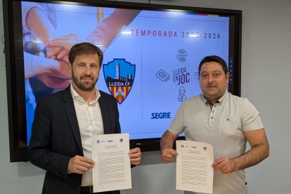 Lleida CF i SEGRE renoven el seu conveni