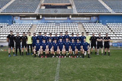 La plantilla del Lleida per a la temporada 2025-26. - SANTI IGLESIAS