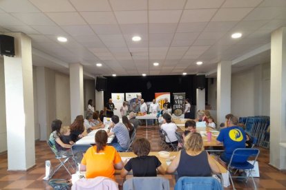 El taller celebrat al casal d’Àger dissabte passat. - CC NOGUERA