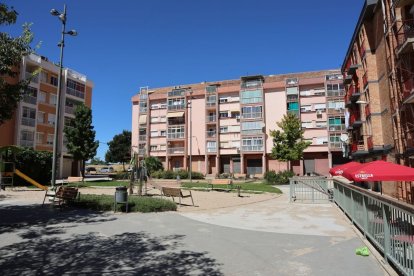 Imatge de la plaça Balàfia, que va ser urbanitzada el 2014. - AMADO FORROLLA