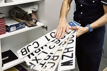 Plaques de matrícula ‘extraviades’. - MAGDALENA ALTISENT
