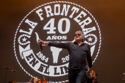 El cantante Javier Andreu, del grupo La Frontera.