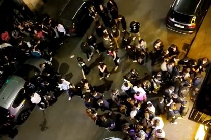 La difícil conciliación de ocio y descanso en el centro de Lleida