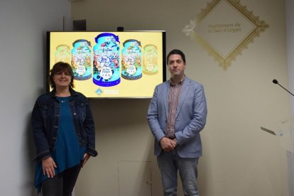 Gemma To i Joan Barrera, ahir en la presentació. - C.SANS