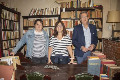 Talarn va visitar ahir la casa familiar de Pedrolo a Tàrrega. - LAIA PEDRÓS