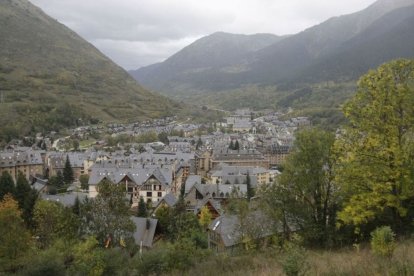 Imatge d’arxiu d’una vista de la localitat de Vielha. - ARXIU SEGRE