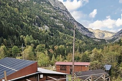 Vista general dels equipaments del campament de Toirigo.