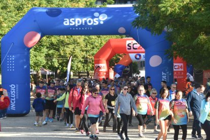 Fotografia de la cursa “Nosaltres també podem!” al Parc de l’Aigua de Lleida